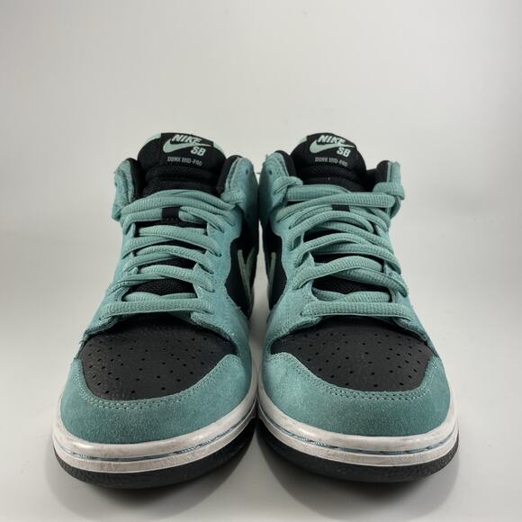 Nike SB Dunk Mid Pro Sea Crystal 314383-033 Mens Size 8 Teal Suede , No Box - Picture 3 of 11
